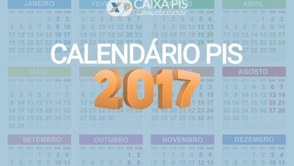 Calendário de Pagamentos do PIS/Pasep 2017 e 2018